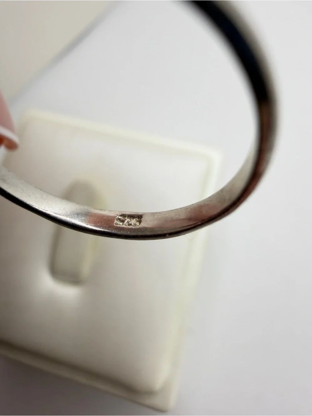 Lab created sapphire and cubic zirconia‎ statement ring in sterling silver!